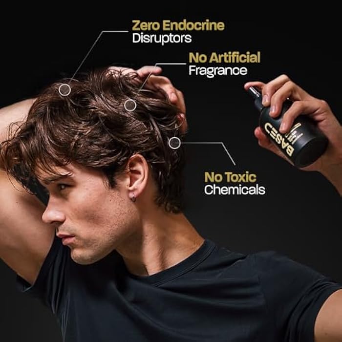 Based Bodyworks بخاخ ملح البحر من BASED BODYWORKS، بخاخ ملح البحر بتشطيب طبيعي للشعر، يمنح الحجم والملمس، غني بالطحالب وفيتامين B5، خفيف وغير دهني، خالي من البارابين - Image 4